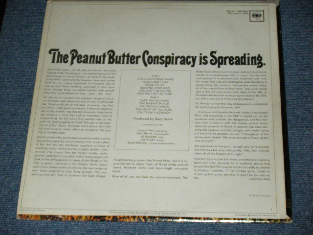 画像: THE PEANUT BUTTER CONSPIRACY ( GARY USHER Works ) - IS SPREADING ( Ex+/Ex+++ ) /  1967 US AMERICA ORIGINAL 2 EYES Label MONO Used LP 