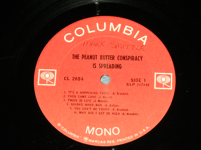 画像: THE PEANUT BUTTER CONSPIRACY ( GARY USHER Works ) - IS SPREADING ( Ex+/Ex+++ ) /  1967 US AMERICA ORIGINAL 2 EYES Label MONO Used LP 