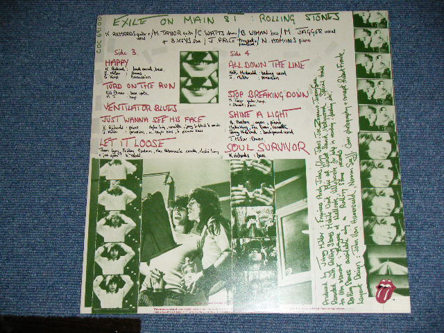 画像: ROLLING STONES - EXILE ON MAIN ST. ( NONE POSTCARDS : With Original Inner Sleeves : Ex++/MINT- )   / Late1970's UK ENGLAND ORIGINALJACKET+Reissue Records Used 2 LP's 