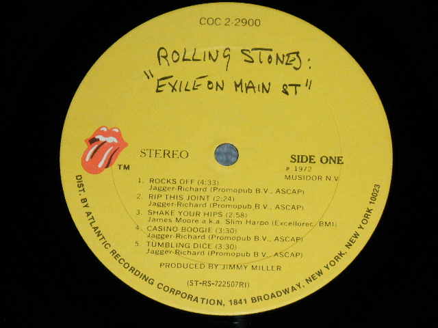画像: ROLLING STONES - EXILE ON MAIN ST. ( With POSTCARDS : With Original Inner Sleeves : Ex++/Ex+++ Looks: Ex++ )   / 1972 US AMERICA ORIGINAL Used 2 LP's 