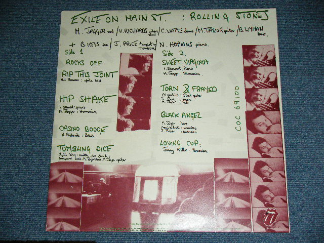 画像: ROLLING STONES - EXILE ON MAIN ST. ( NONE POSTCARDS : With Original Inner Sleeves : Ex++/MINT- )   / Late1970's UK ENGLAND ORIGINALJACKET+Reissue Records Used 2 LP's 