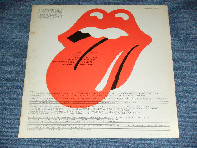 画像: The ROLLING STONES - STICKY FINGERS ( Matrix No. A4/B3 Ex+/Ex+++ ) / 1971 UK ENGLAND  ORIGINAL "ZIPPER COVER" Used LP 