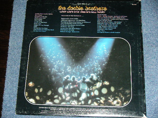 画像: DOOBIE BROTHERS  - WHAT WERE ONCE VOICES ARE NOW HABITS / 1974 US AMERICA ORIGINAL QUAD 4 CHANNEL Used LP 