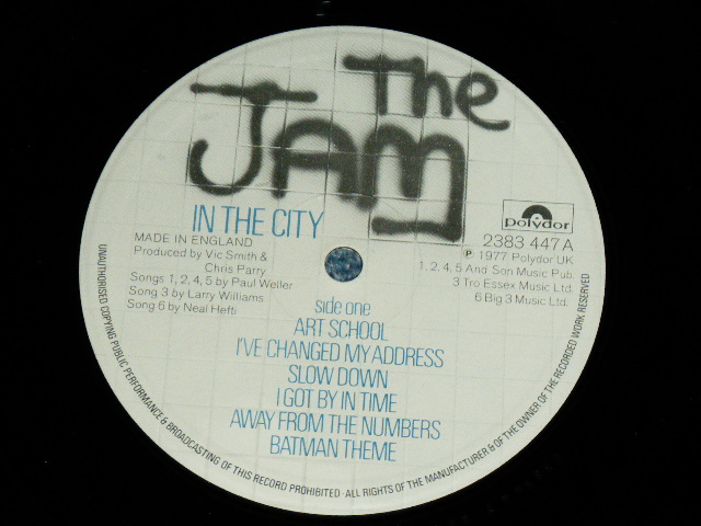 画像: THE JAM - IN THE CITY   / 1980's UK ENGLAND Reissue Used LP 