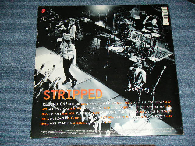 画像: ROLLING STONES - STRIPPED (Ex+++/Ex+++ )  / 1995 UK  ORIGINAL Used  LP