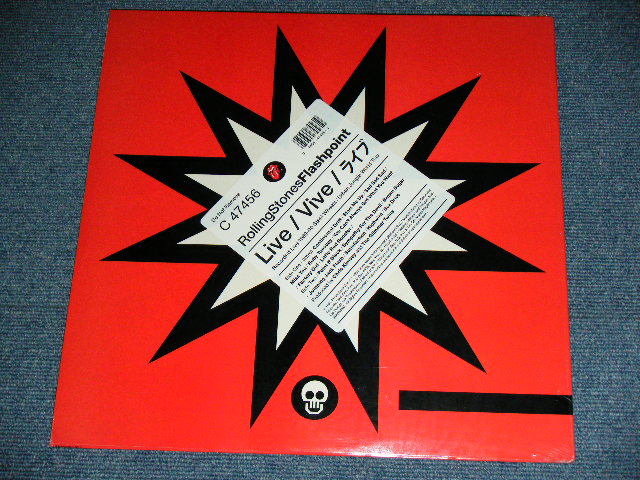画像: THE ROLLING STONES - FLASHPOINT ( SEALED ) / 1991 US ORIGINAL Brand New SEALED   LP With BOOKLET 