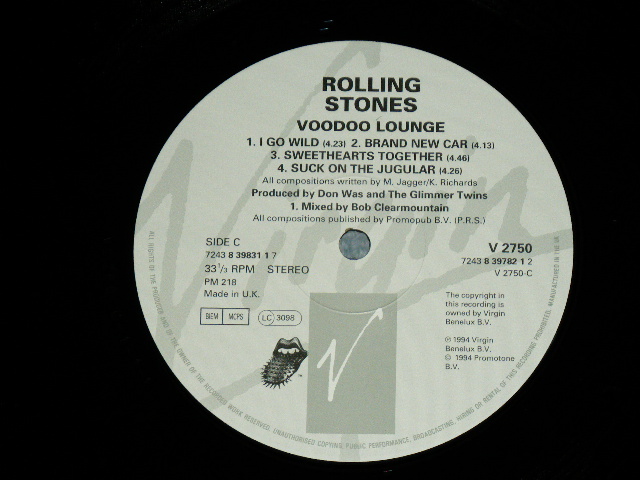 画像: ROLLING STONES - VOODOO LOUNGE  ( Ex+++/MINT- )  / 1994 UK  ORIGINAL Used  LP