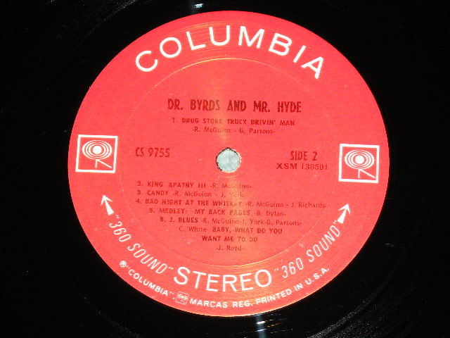 画像: THE BYRDS - DR.BYRDS & MR. HYDE ( Ex++/MINT-,BB HOLE )  / 1969 US ORIGINAL STEREO Used LP