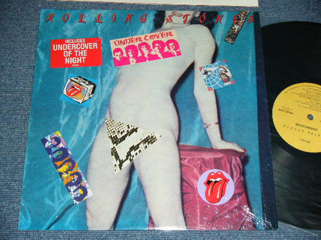 画像1:  THE ROLLING STONES - UNDERCOVER OF THE NIGHT ( Complete Sticker on Front Cover+Original Inserts : MINT/MINT- ) / 1983 US AMERICA ORIGINAL Used LP 