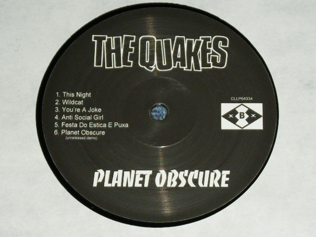 画像: The QUAKES - PLANET OBSCURE / 2012 WEST-GERMAN ORIGINAL Brand NEW LP 