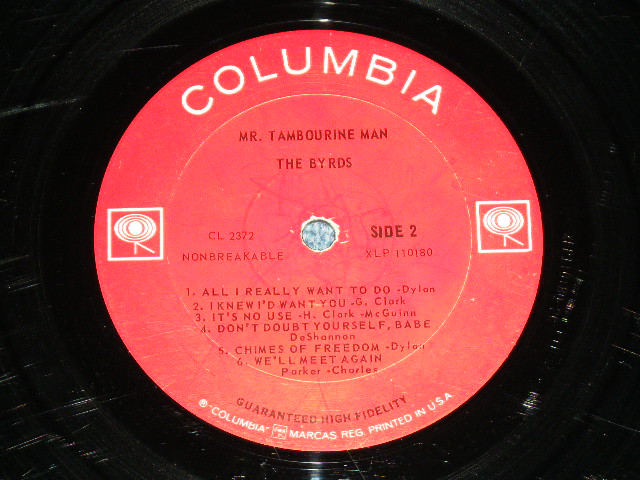 画像: THE BYRDS - MR.TAMBOURINE MAN ( VG++/VG+++ ) / 1965 ORIGINAL 1st Press Label MONO Used LP