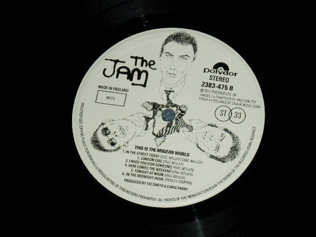 画像: THE JAM - THIS IS THE MODERN WORLD  / 1977  UK ENGLAND ORIGINAL Used LP 