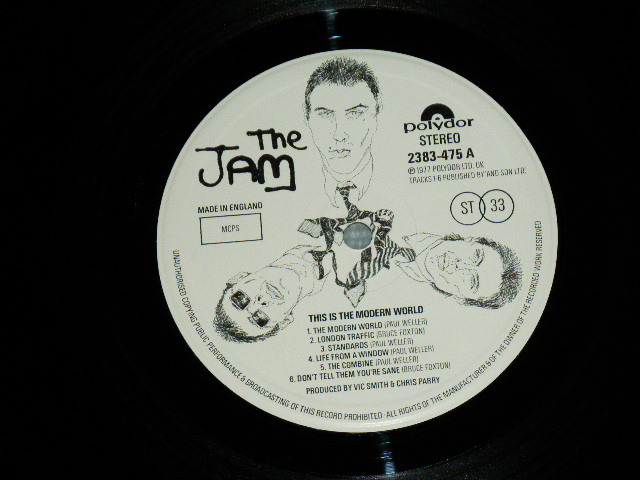 画像: THE JAM - THIS IS THE MODERN WORLD  / 1977  UK ENGLAND ORIGINAL Used LP 