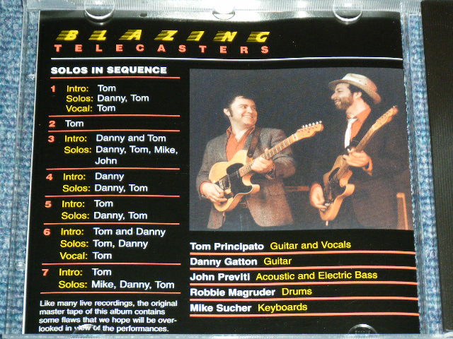 画像: DANNY GATTON TOM PRINCIPATO - BLAZING TELECASTERS / 1990 US ORIGINAL Brand New CD