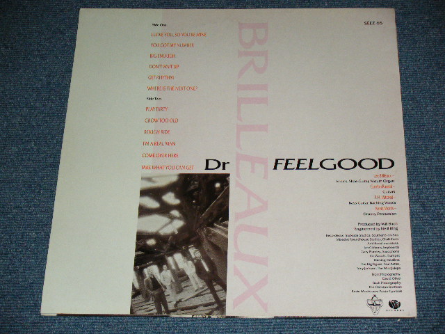 画像: DR.FEELGOOD - BRILLEAUX ( Ex++/MINT- ) /  1985 UK ENGLAND ORIGINAL Used LP 