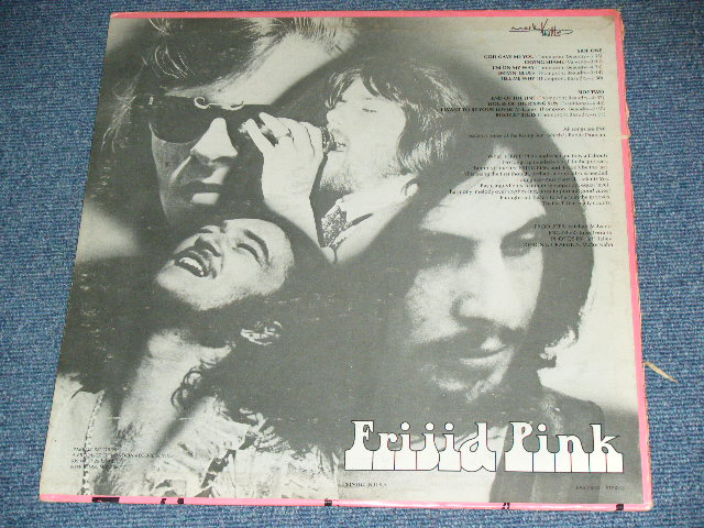 画像: FRIJID PINK フリジド・ピンク - FRIJID  PINK   ( VG++/Ex+  ) / 1970 US AMERICA ORIGINAL  Used LP 