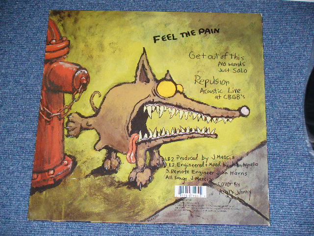 画像: DINOSAUR JR - FEEL THE PAW   / 1994 UK ENGLAND ORIGINAL "LIMITED # 01351" ETHCHED DISC ONE SIDED Used 10" inch LP