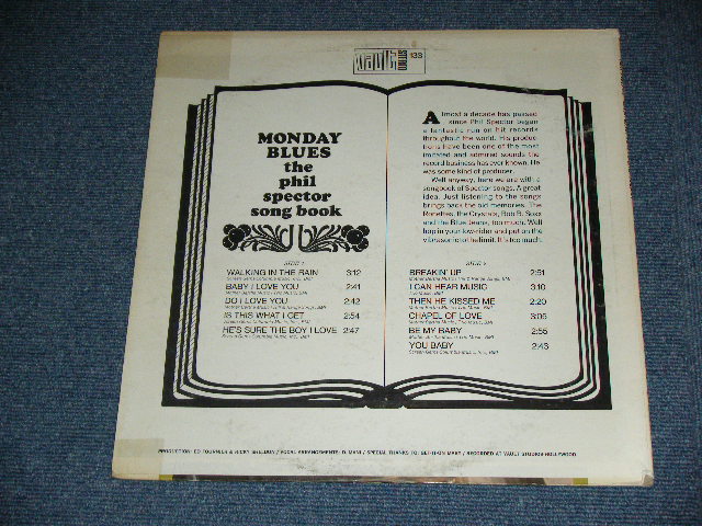 画像: MONDAY BLUES - THE PHIL SPECTOR SONGBOOK ( Ex/Ex+++  ) / 1970 US AMERICA ORIGINAL White bLabel PROMO  Used LP 