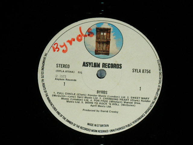 画像: BYRDS - BYRDS   ( VG+++/Ex++ ) /  1973 UK ENGLAND ORIGINAL Used LP 