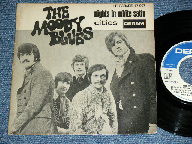 画像1: The MOODY BLUES - NIGHTS IN WHITE SATIN  / 1967 FRANCE FRENCH  ORIGINAL Used 7"Single with PICTURE SLEEVE 