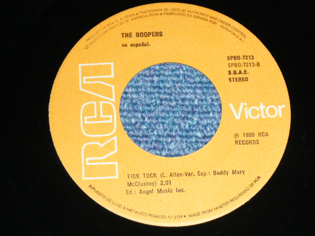 画像: THE BOPPERS - I'N IN LOVE ALL OVER AGAIN ( Ex/Ex++ )  / 1980 SPAIN ORIGINAL Used 7" Single