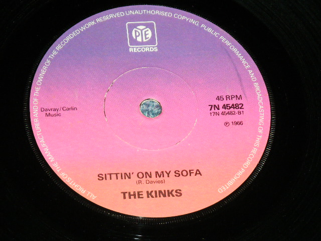画像: THE KINKS -  SUNNY AFTERNOON ( Ex+++/Ex++ )  / 1970's  UK ENGLAND Reissue Coupling   Used 7" Single 