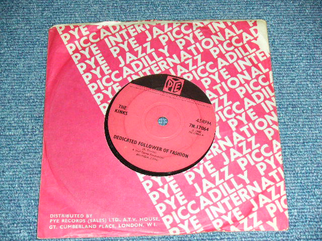 画像1: THE KINKS - DEDICATED FOLLOWER OF FASHION  ( Ex+/Ex+ )  / 1966 UK ENGLAND ORIGINAL  Used 7" Single 