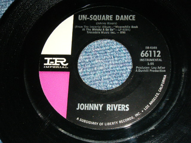 画像: JOHNNY RIVERS - SEVENTH SUN ( VG++/Ex++,Ex )  / 1965  US AMERICA  ORIGINAL Used 7" Single  With PICTURE SLEEVE 