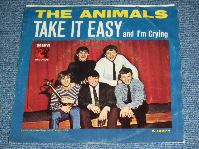画像: THE ANIMALS - I'M CRYING  ( Ex/Ex )  / 1964 US ORIGINAL Used  7"SINGLE With PICTURE SLEEVE 