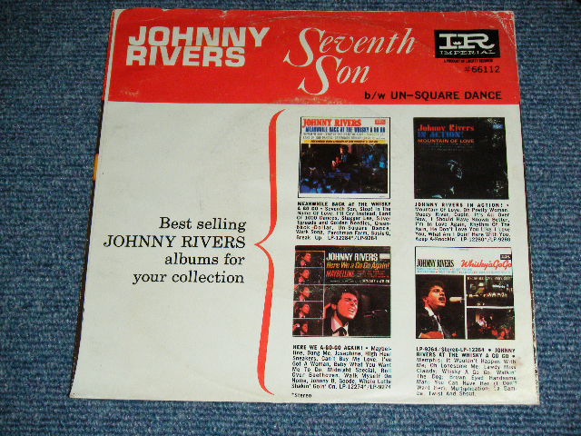 画像: JOHNNY RIVERS - SEVENTH SUN ( VG++/Ex++,Ex )  / 1965  US AMERICA  ORIGINAL Used 7" Single  With PICTURE SLEEVE 