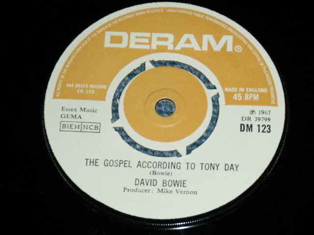 画像: DAVID BOWIE - THE LAUGHING GNOME ( Ex+/Ex+ )   /  1967 UK  ORIGINAL 7"SINGLE