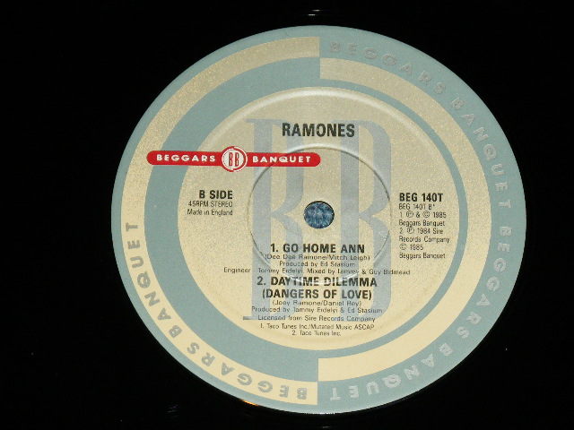 画像: RAMONES  - BONZO GOES TO BITBURG  ( Ex++/MINT- ) / 1985 UK ENGLAND ORIGINAL Used 12"  