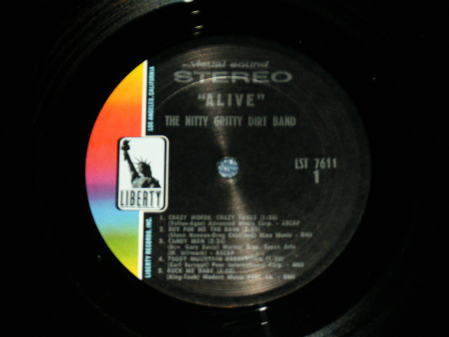画像: NITTY GRITTY DIRT BAND - ALIVE! ( Ex+++.Ex+++ )  / 1969 US AMERICA ORIGINAL Used LP 