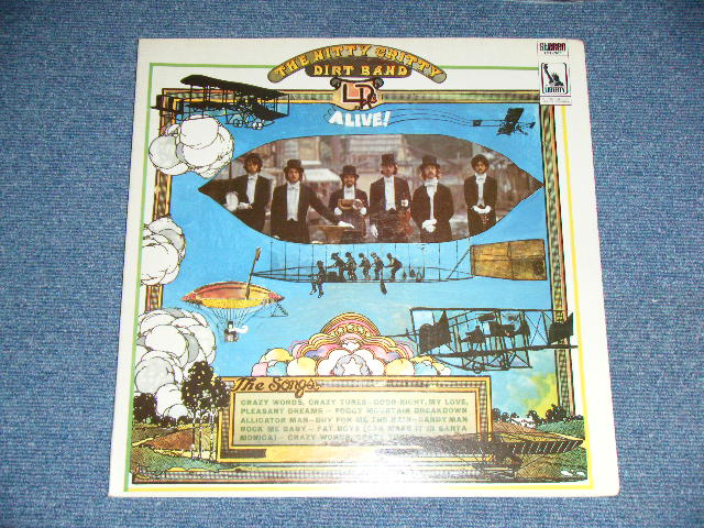 画像: NITTY GRITTY DIRT BAND - ALIVE! ( Ex+++.Ex+++ )  / 1969 US AMERICA ORIGINAL Used LP 