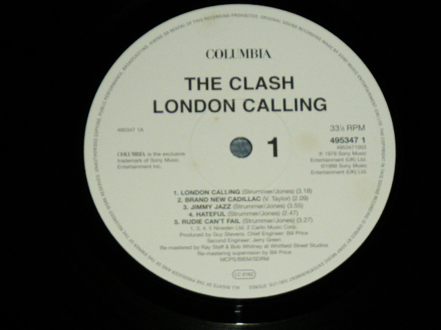 画像: The CLASH  -  LONDON CALLING   / 1999 UK ENGLAND Reissue 180g HEAVY WEIGHT  Used 2-LP 