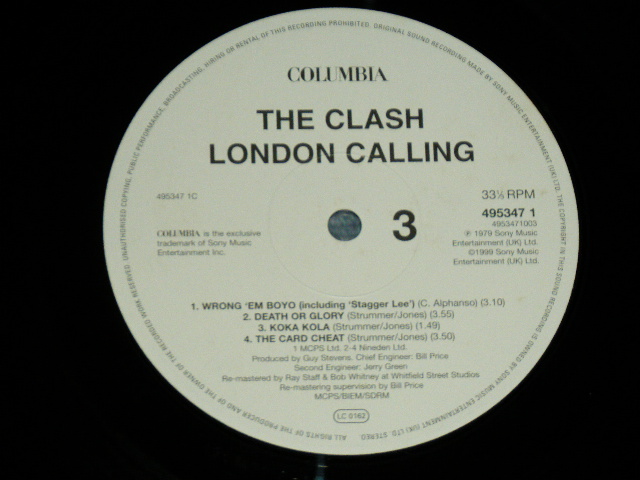 画像: The CLASH  -  LONDON CALLING   / 1999 UK ENGLAND Reissue 180g HEAVY WEIGHT  Used 2-LP 