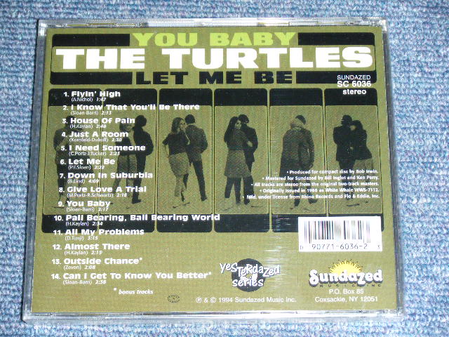 画像: TURTLES - YOU BABY  /1994 US AMERICA Brand New SEALED NEW CD Out-Of-Print Now
