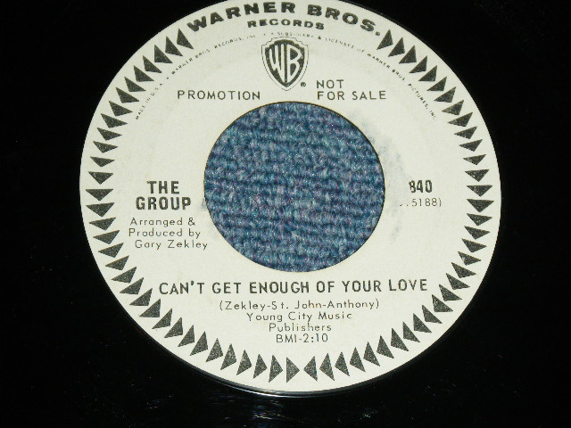 画像: THE GROUP - BHABY,BABY IT'S YOU  ( Ex++/.Ex++ )/ 1966 US AMERICA ORIGINAL White Label PROMO Used 7"45 