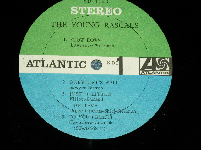 画像: YOUNG RASCALS -THE YOUNG RASCALS ( Ex/Ex )/ 1966 US ORIGINAL "GREEN & BLUE Label" STEREO Used  LP 