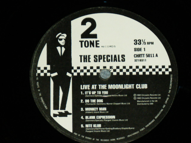 画像: SPECIALS - THE SPECIALS LIVE AT THE MOONLIGHT CLUB / 19929 UK ENGLAND Original Used LP 