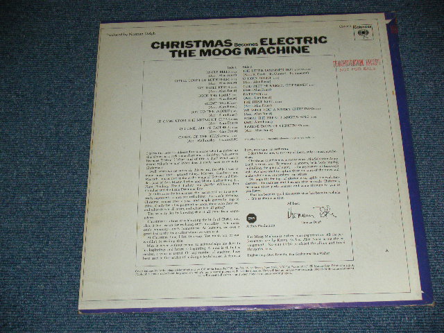 画像: THE MOOG MACHINE - CHRISTMAS BECOMES ELECTRIC / 1960's US AMERICA ORIGINAL "360 Sound Label" PROMO Stamp Used LP 