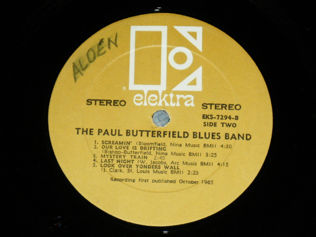 画像: THE PAUL BUTTERFIELD BLUES BAND - THE PAUL BUTTERFIELD BLUES BAND (Ex+++/MINT-) /196? CANADA ORIGINAL "Gold label with black E Label" STEREO Used  LP