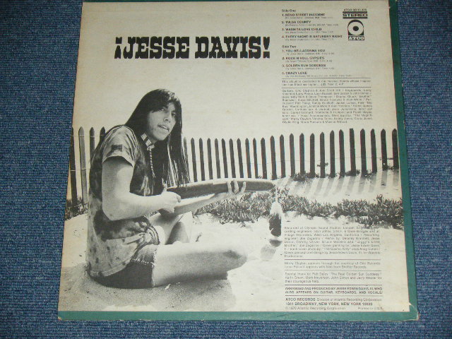 画像: JESSE DAVIS  - JESSE DAVIS ( Ex+/Ex+++,B-1 : Ex )  / 1970 US AMERICA  ORIGINAL Used LP 