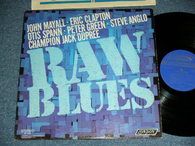 画像1: v.a.OMNIBUS (JOHN MAYALL,ERIC CLAPTON,OTIS SPANN,PETER GREEN,STEVE ANGLO,CHAMPION JACK DUPREE - RAW BLUES  ( Ex++/Ex+++ Looks:MINT- )   /  1967 US AMERICA ORIGINAL STEREO  Used  LP