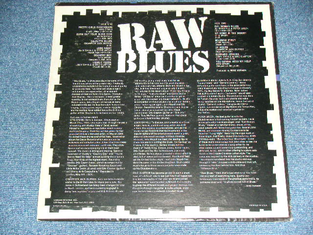 画像: v.a.OMNIBUS (JOHN MAYALL,ERIC CLAPTON,OTIS SPANN,PETER GREEN,STEVE ANGLO,CHAMPION JACK DUPREE - RAW BLUES  ( Ex++/Ex+++ Looks:MINT- )   /  1967 US AMERICA ORIGINAL STEREO  Used  LP