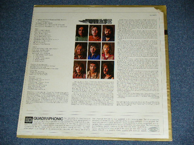 画像: CHASE - CHASE ( QUADRAPHONIC / 4 CH /4 channel ) / 1973 US AMERICA ORIGINAL Used LP 