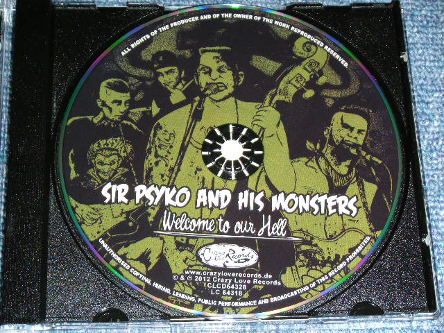 画像: SIR PSYKO and his MONSTERS - WELCOME TO OUR HELL  / 2012 GERMANY GERMAN ORIGINAL Brand New CD  