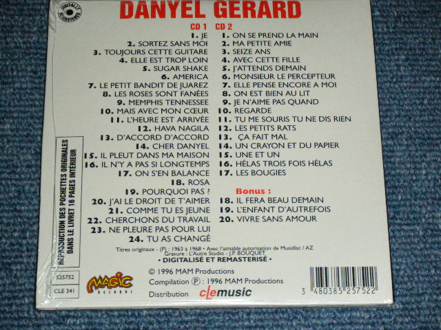 画像: DANYEL GERALD - LA COLLECTION SITIES DES EP's FRANCAIS  / 1996 FRENCH FRANCE ORIGINAL Brand new SEALED 2-CD