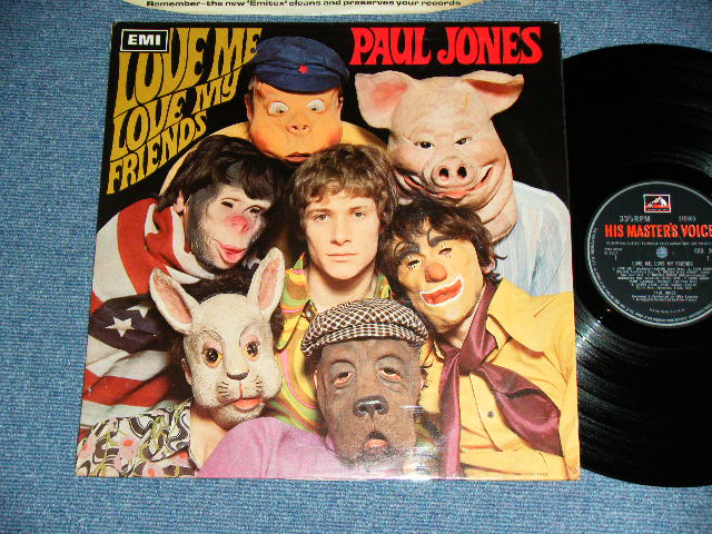 画像1: PAUL JONES of MANFRED MANN - LOVE ME LOVE MY FRIEND ( Ex+++/Ex+++ Looks: MINT- )  / 1967 UK ENGLAND ORIGINAL "RED H.M.V. Label" MONO Used LP 