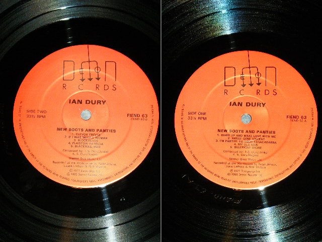画像: IAN DURY - NEW BOOTS and PANTIES!! ( With Bonus INTERVIEW 12" : MINT-/MINT- )  / 1986 UK ENGLAND Used LP+12" 